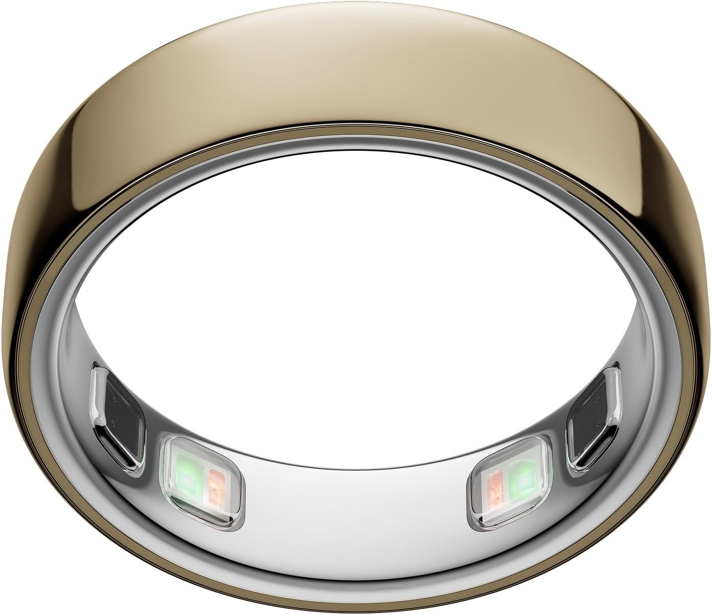 Oura Ring 5 - Gold - Size 8 - World’s Smallest Smart Ring - Sleep, Activity, Women’s Health, AI Advisor, 1 Week of Battery Life, Size Before You Buy, Android & iOS Compatible