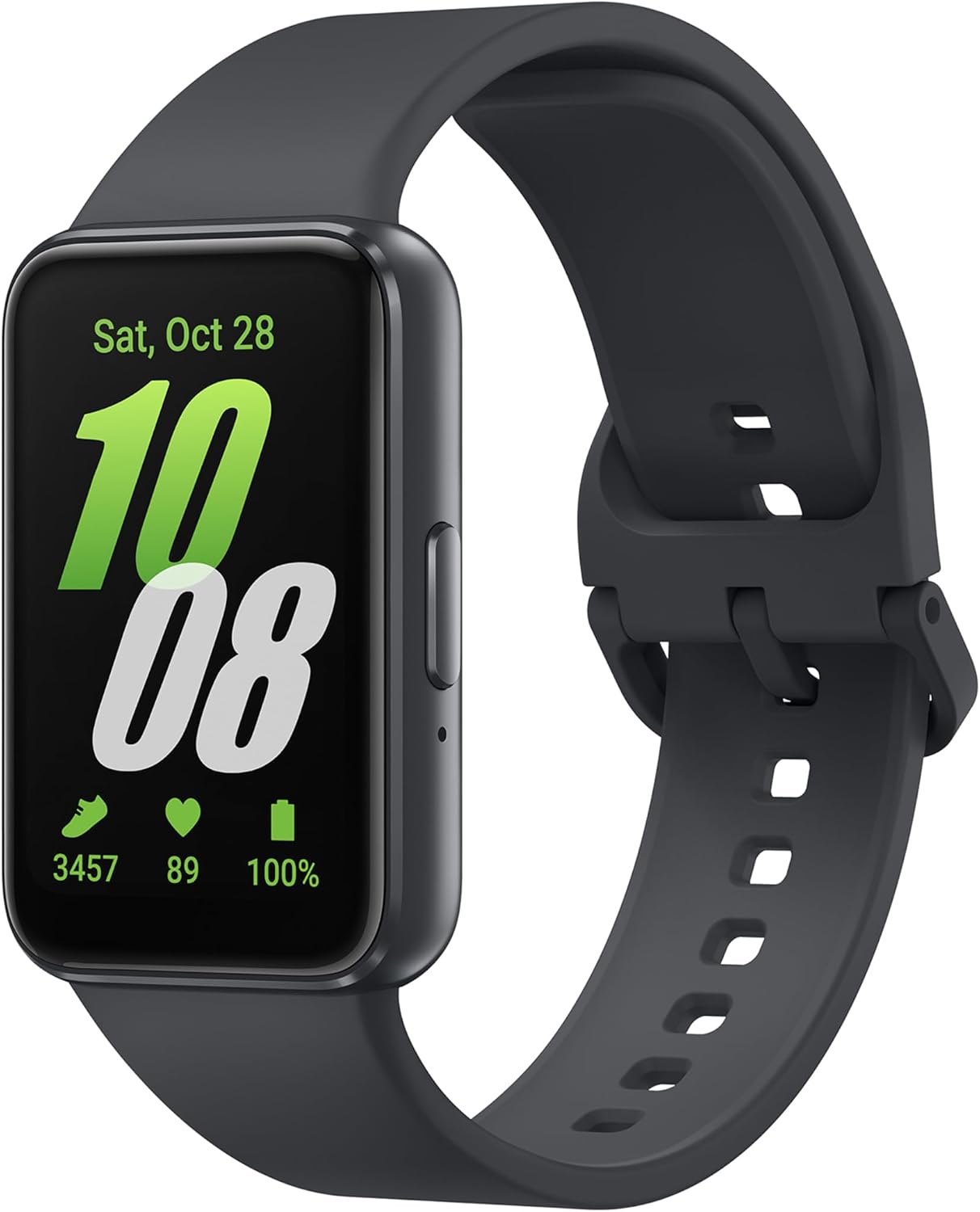 Samsung Galaxy Fit3 (Gray), 40mm AMOLED Display with Aluminium Body, Comprehensive Fitness and Health Tracking, Upto 13-Day Battery with Fast Charging, 5ATM & IP68 Rating