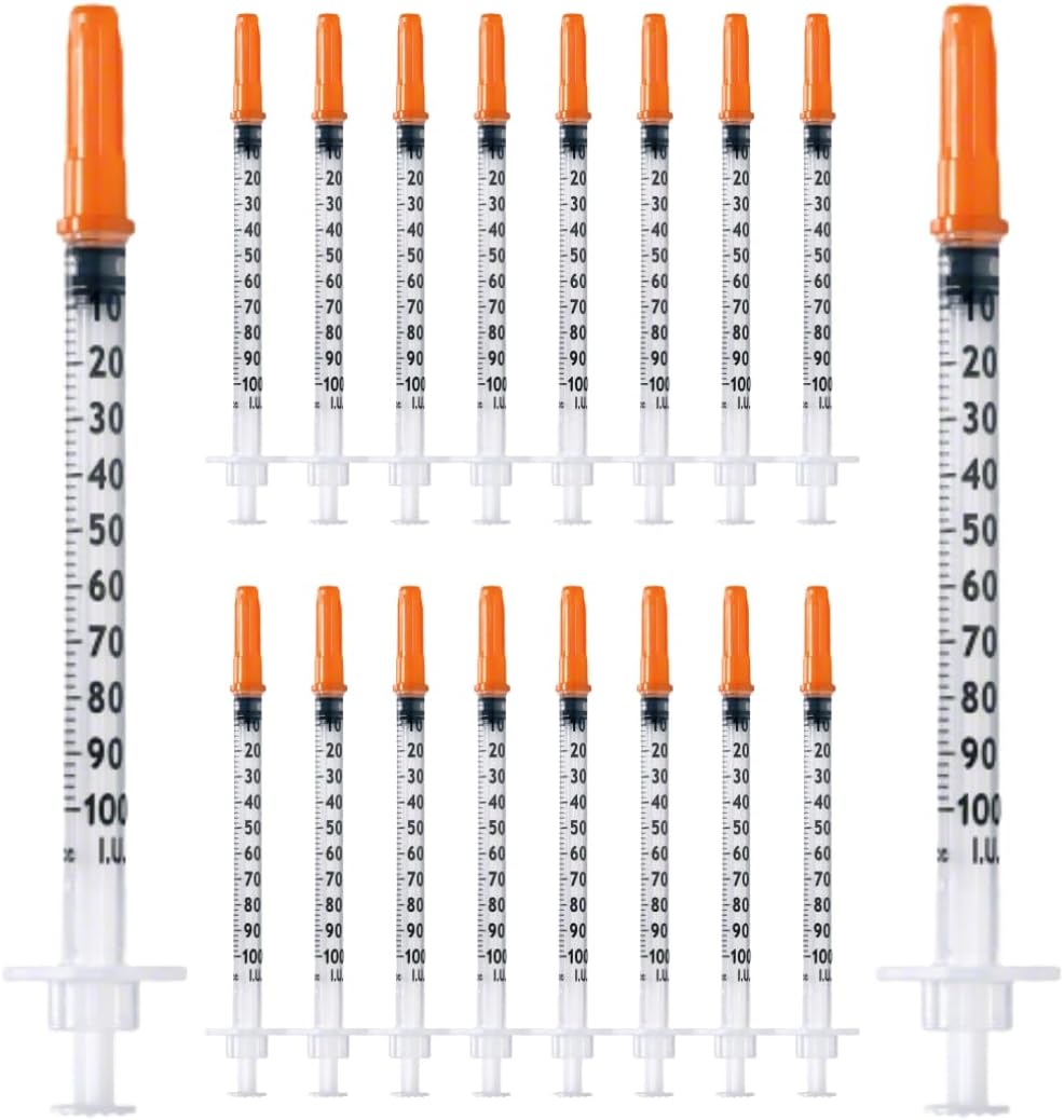 Pack of 100 pcs 1 ml/cc Plastic Tube 30G (0.3 x 12.7 mm), Multi-Purpose Measuring Tools, Individually Packed (30G 1/2 Inch)