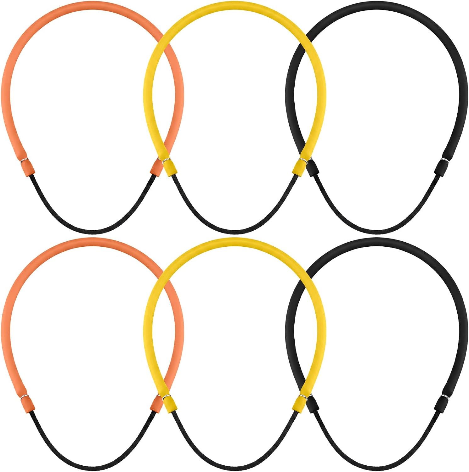 Halloscume 6 Pcs Pole Spear Sling Speargun Rubber, 0.4" Od x 29" Long