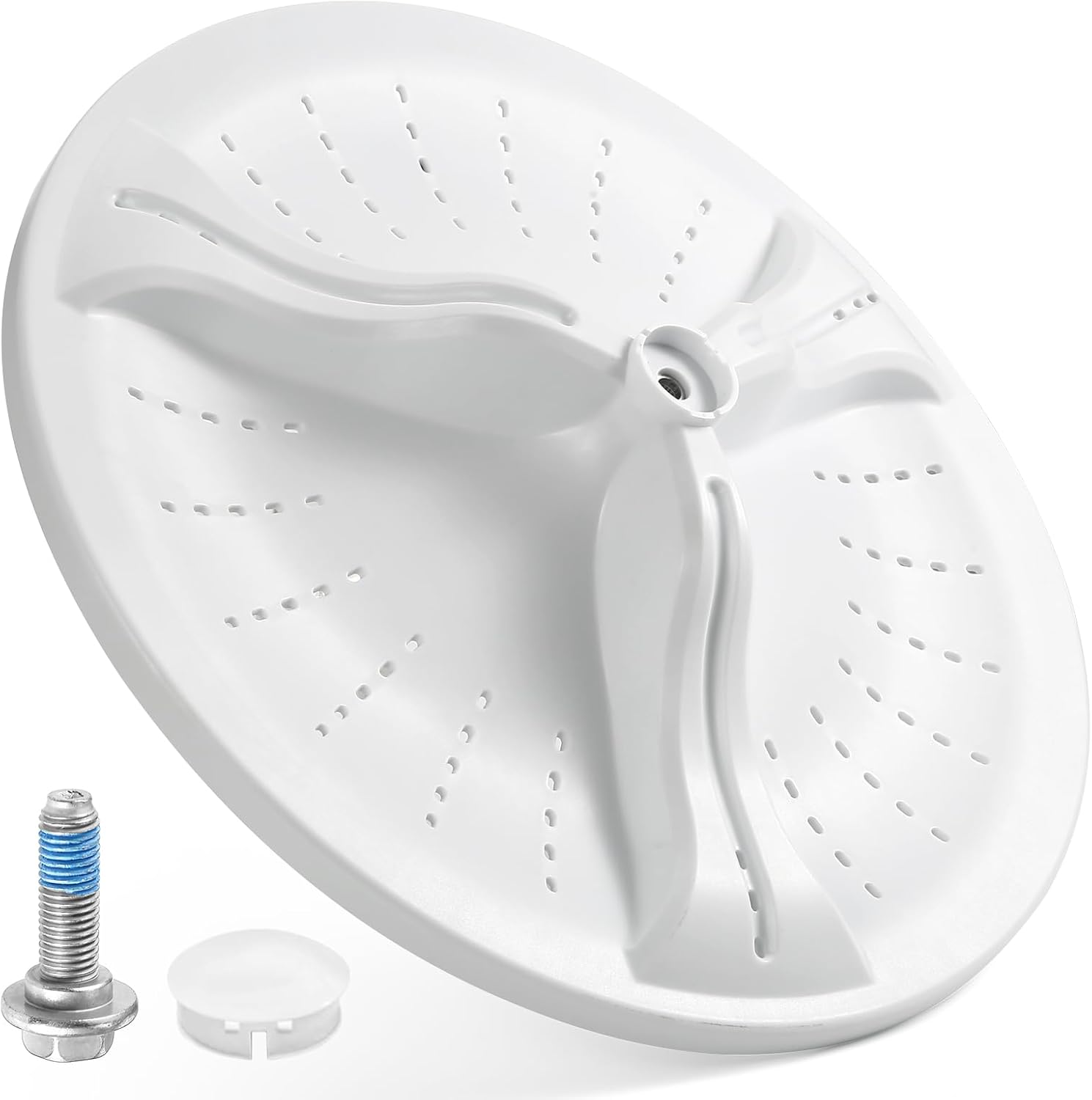 W10902814 Washplate Set Compatible with Whirlpool Maytag Washer W108396887 W10752287 MVWB855DW W10834893 W10834917,Including Screw & Cap