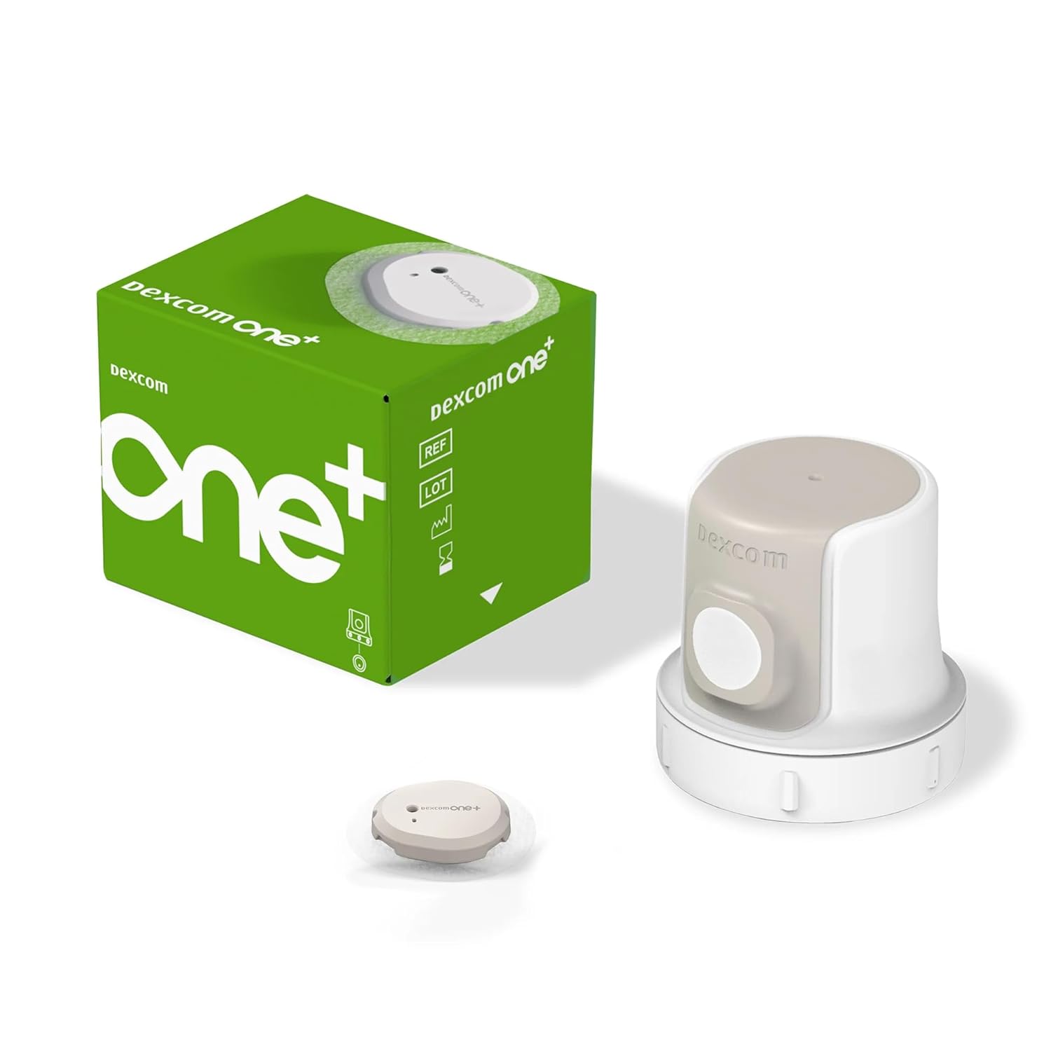 Dexcom ONE+ Sensor Starter Bundle (1 Sensor + 1 Applicator) | 2024 Updated Blood Glucose CGM | 10 Days Use | Waterproof + No Transmitter Required