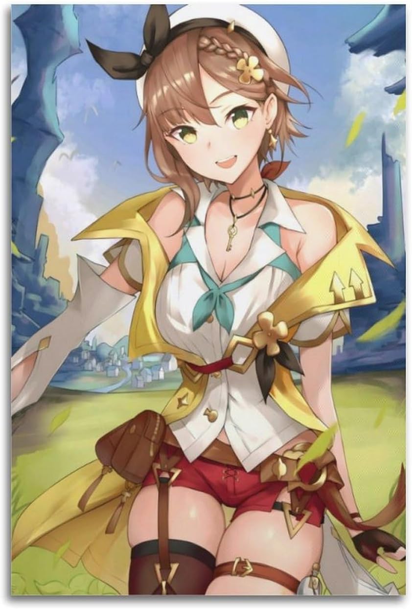 JNVYNL Game Atelier Ryza's Alchemy 5 Poster Decorative Painting Canvas Wall Posters And Art Picture Print Modern Family Bedroom Decor Posters 12x18inch(30x45cm)