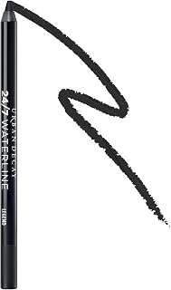 URBAN DECAY 24/7 Waterline Eye Pencil, Waterproof Eyeliner for Tightlining, Smudge-proof, Creamy Demi-Matte Black Liner, Smoky Eye Makeup, Mineral Oil-free, Paraben-free, Cruelty-free - 0.04 oz