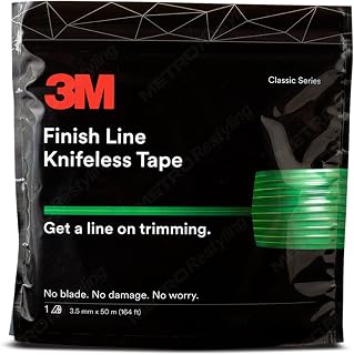 3M Knifeless Finish Line Vinyl Wrap Cutting Tape 50 Meter Roll (164 Ft) for Stripes and More