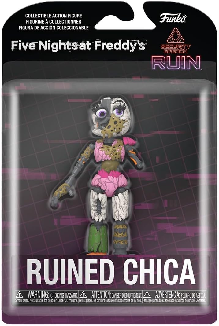 Funko Action Figure: Five Nights At Freddy's: RUIN - Chica the Chicken - FNAF - Collectable Toy - Gift Idea - Official Merchandise - for Boys, Girls, Kids & Adults - Video Games Fans