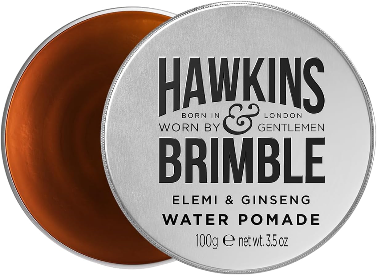 Hawkins & Brimble Gentleman’s Water Pomade, Stylish Mens Pomade, Holds Hair Firm All Day with Men’s Hair Pomade, Daily Ritual Hair Pomade for Men
