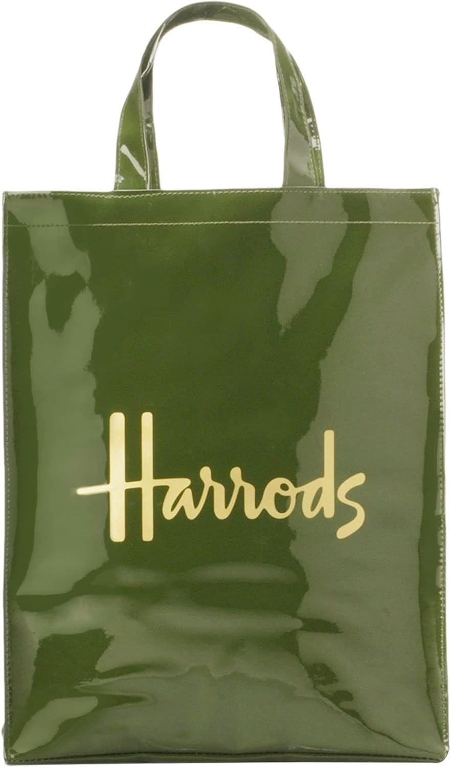 HARRODS Logo Shopper Bag Green, M, green, M