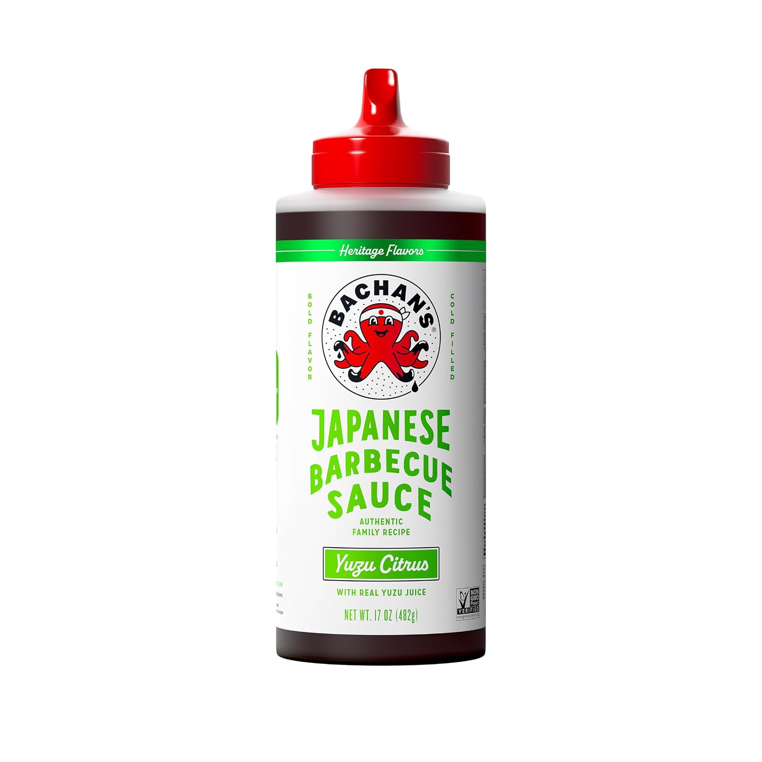 Bachan's Japanese Barbecue Sauce, Yuzu Citrus, 17 Oz Bottle