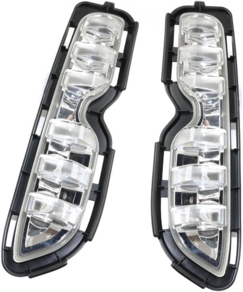 KarParts360 For Scion xB 2013 2014 2015 Daytime Running Light Assembly Driver and Passenger Side | Pair | CAPA | Replacement For SC2562101C, SC2563101C | 8122A-12011, 8121A-12011