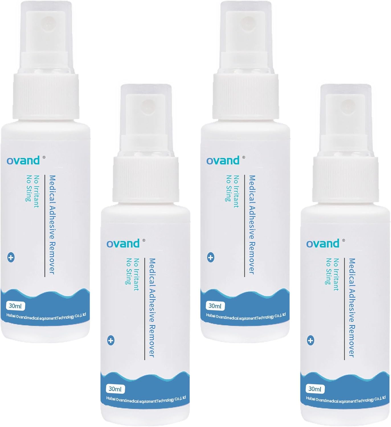 Medical Adhesive Remover Spray - 1 oz.No-Sting Ostomy Adhesive Remover Spray: Adhesive Remover for Skin,Ostomy,Mastectomy,Adhesive Tape(4 Bottles)