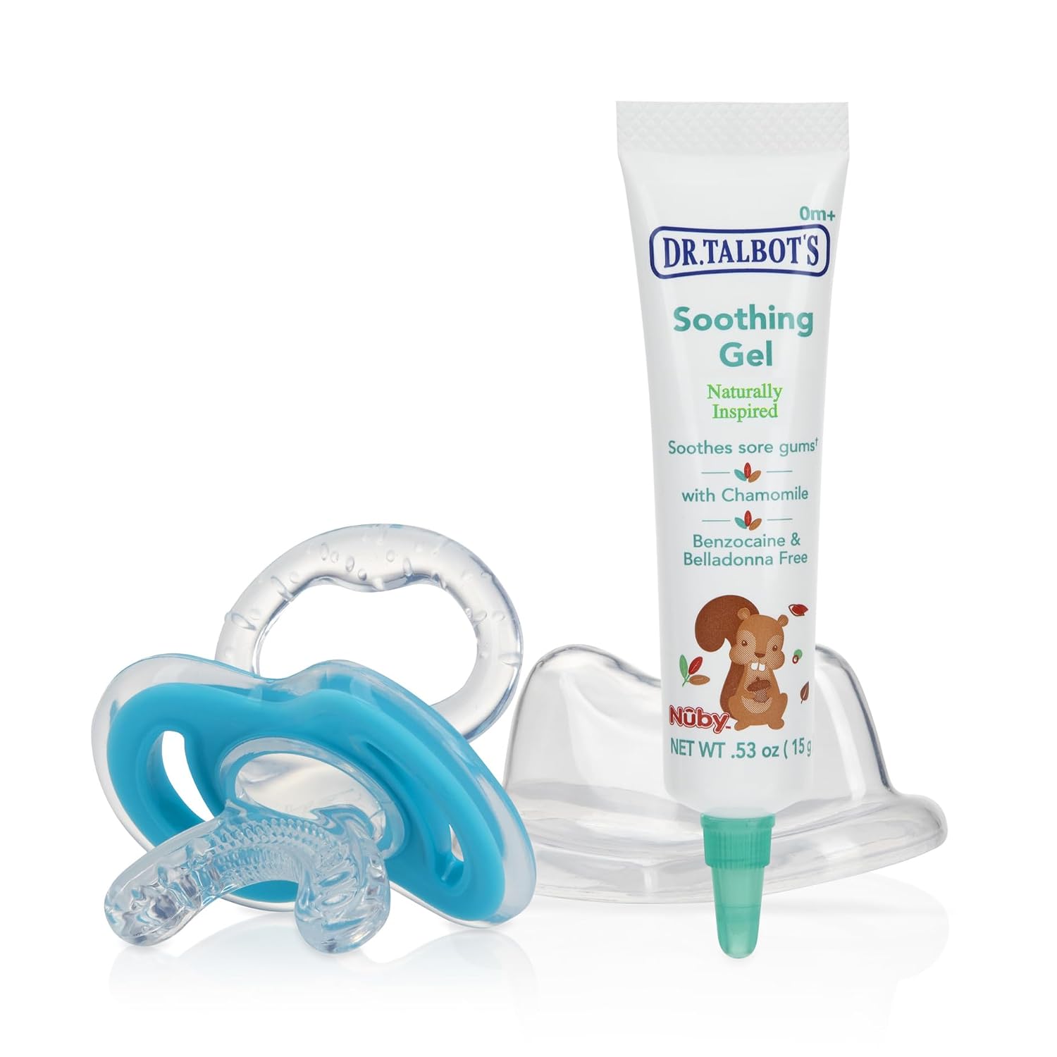 Dr. Talbot's Soothing Gel for Sore Gums with Silicone Gum-EEZ Teether - 2-Piece Set