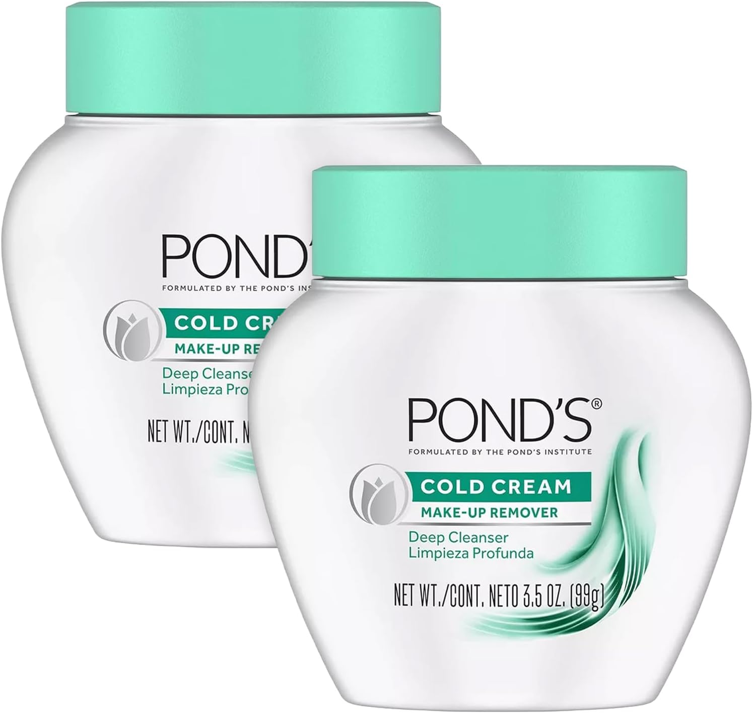 Pond's Cold Cream Cleanser | Pack of 2 (99g/3.5oz) | Moisturising, Deep Cleansing, Make-up Removing Cream