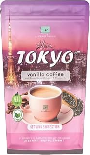 Generic 10 Sachets Namiro-seus Tokyo Vanilla Coffee with Glutathione, Collagen and Chia Seeds