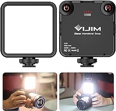 VL-81 LED Video Light w Softbox, Portable Light for Photography Cold Shoe On-Camera Video Lights CRI95+ 3200K-5600K Bi-Color 3000mAh Rechargeable Dimmable Vlog Light for DSLR Camera Gopro