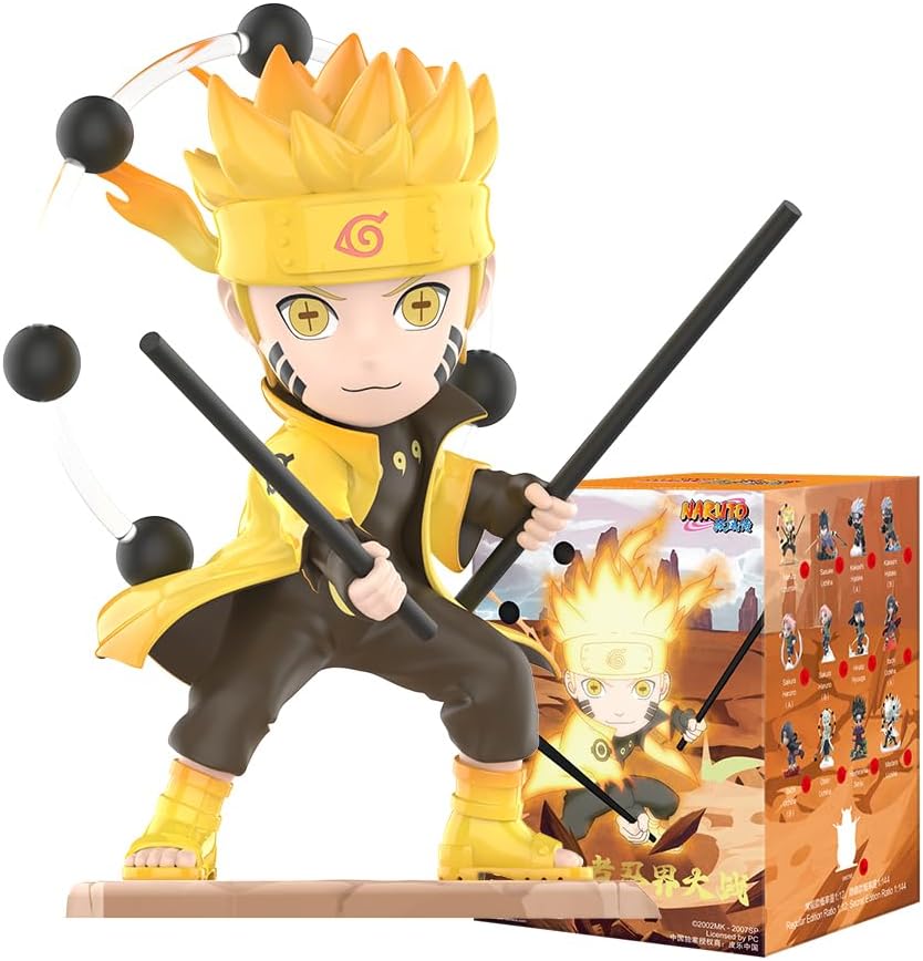 POP MART NARUTO Ninkai Taisen Series Figures 1Box 2.5 inches Articulated Character Premium Design Gifts for Women Fan-Favorite Chic Art Toy Action Figure