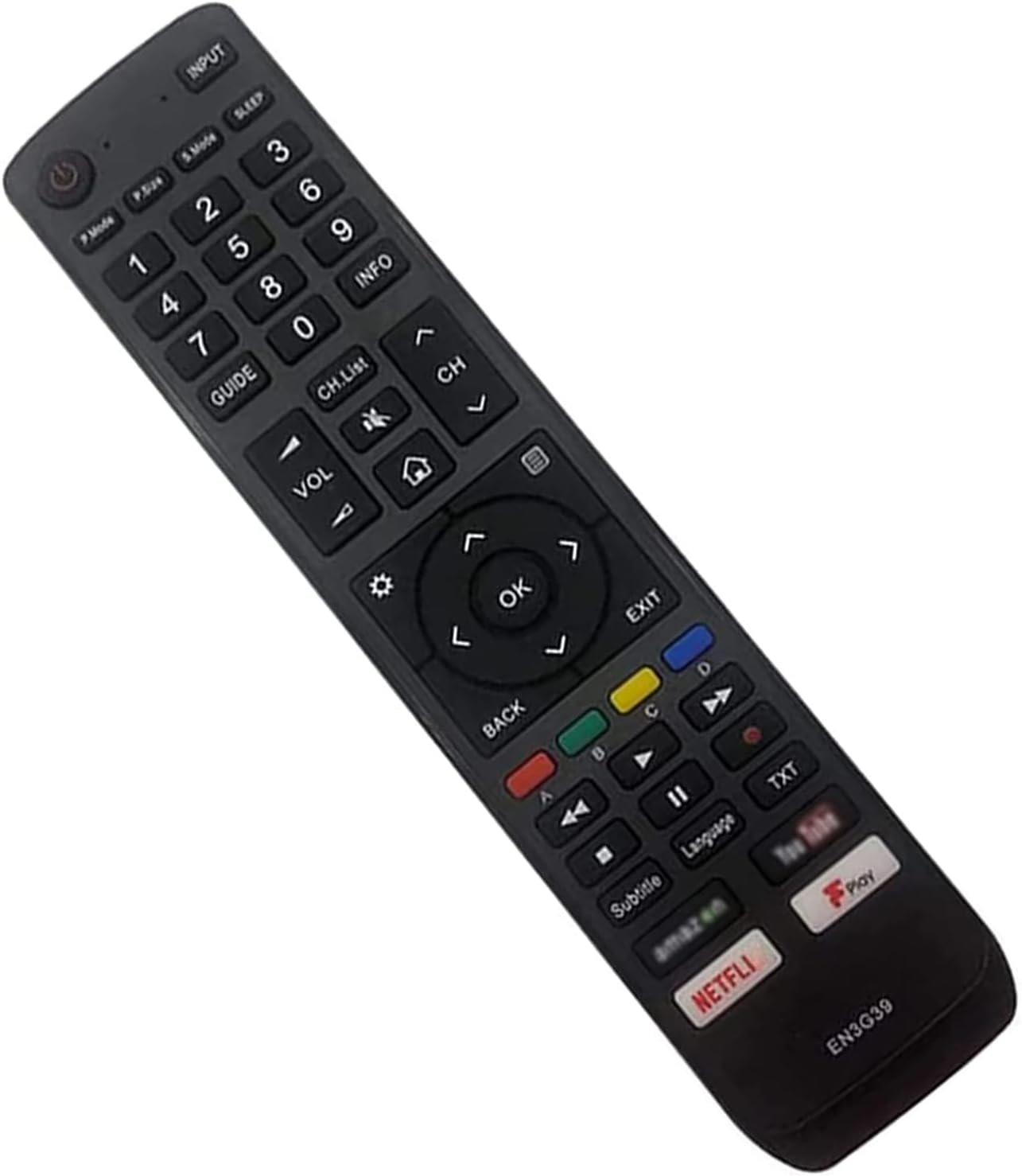 en3g39 for hisense tv remote control applicable Universal Remote Control for Hisense Smart TV, Pre programming