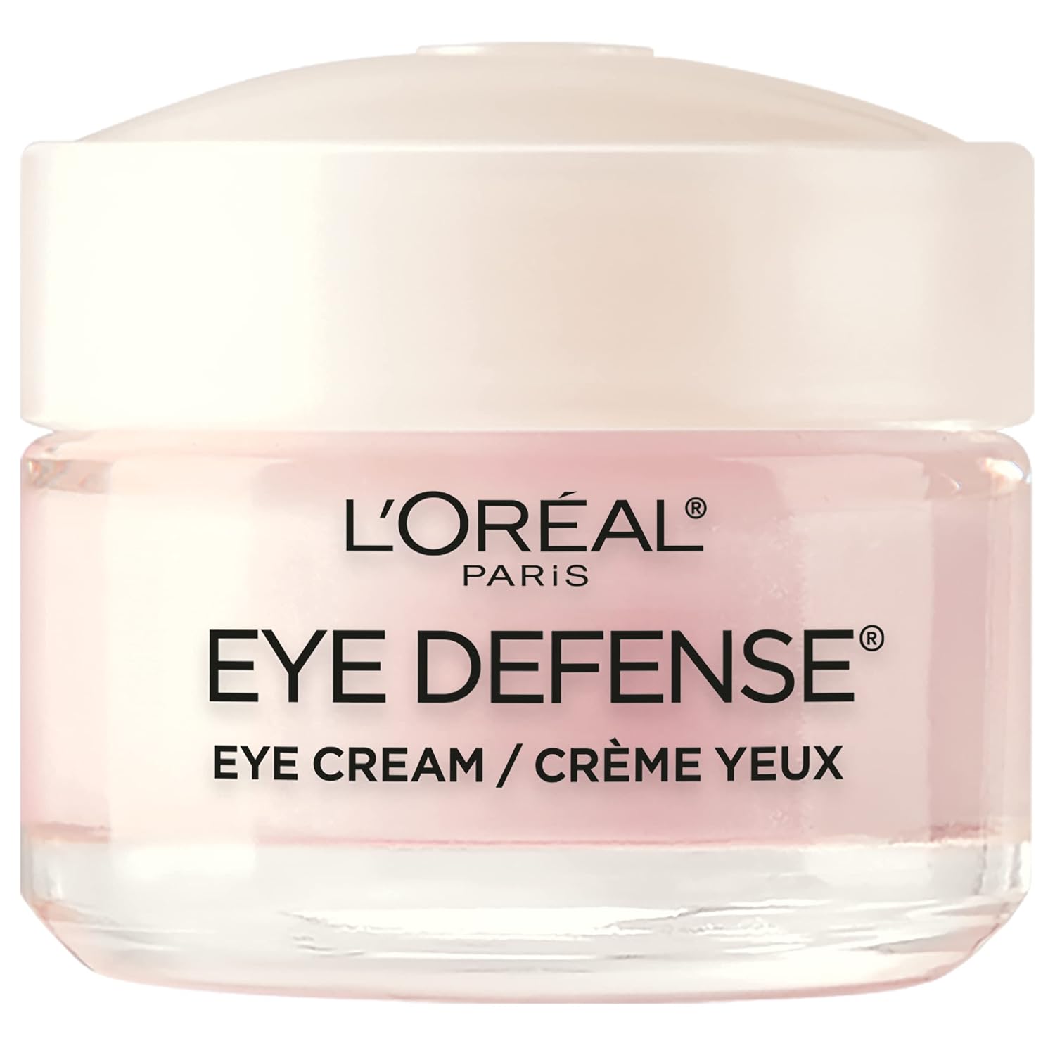 L'Oreal Paris Dermo-Expertise Eye Defense Eye Cream with Caffeine and Hyaluronic Acid (Pack of 1) | 0.5 oz