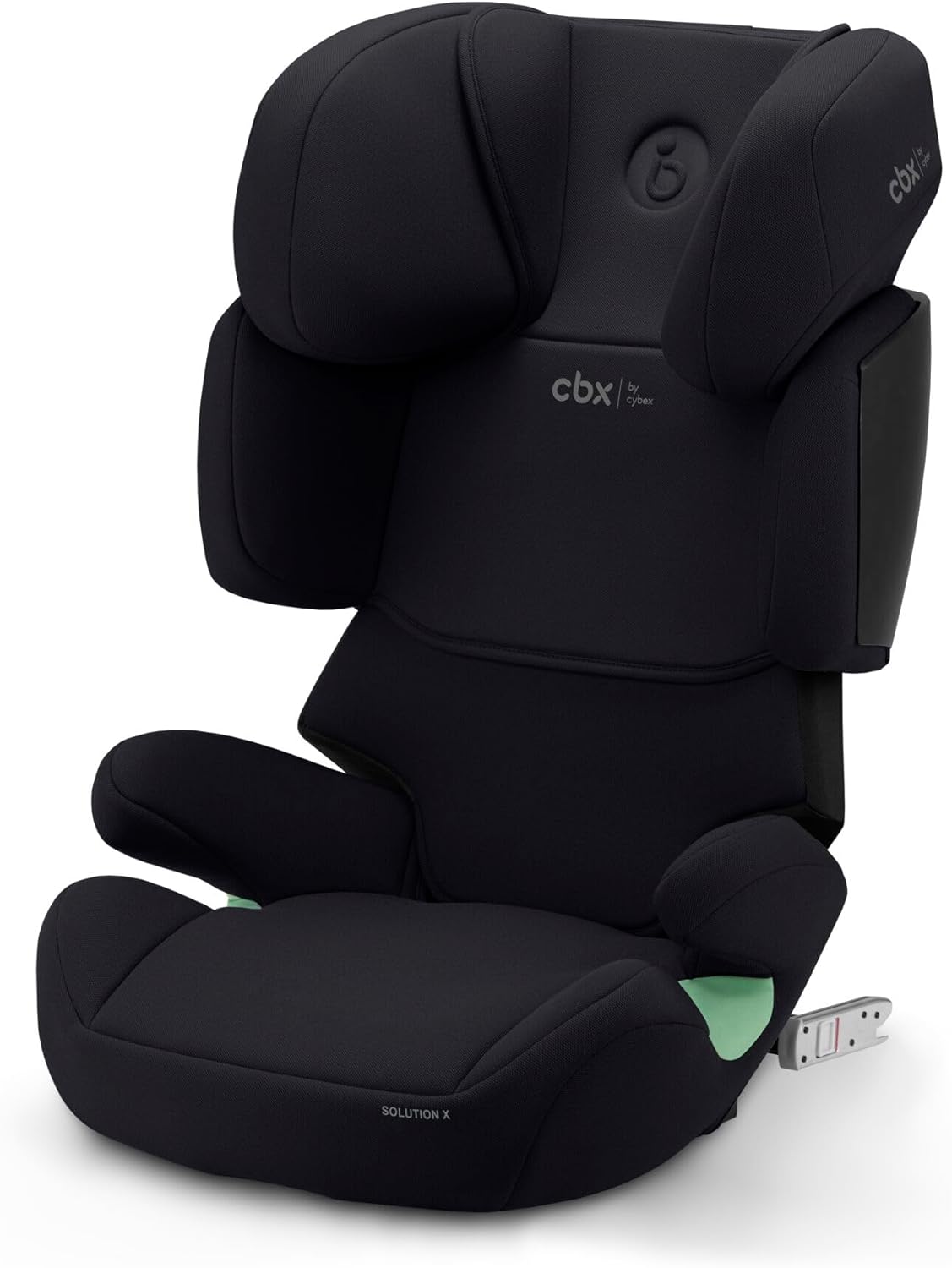 CBX by CYBEX Silver Solution X i-Fix Children's Car Seat for Cars with and without Isofix, From Approx. 3 to 12 Years (100 - 150 cm), from Approx. 15 to 50 kg, Pure Black