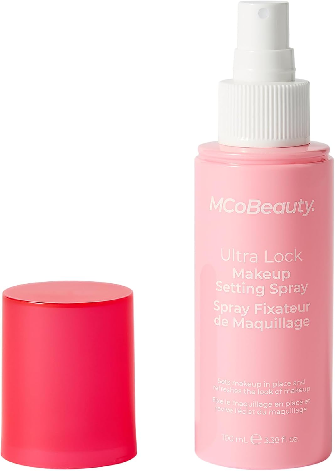 MCoBeauty Ultra Lock Makeup Setting Spray | Lightweight Hydrating Mist, Aloe Vera Extract, Locks Makeup, Refreshes Skin, Vegan & Cruelty Free