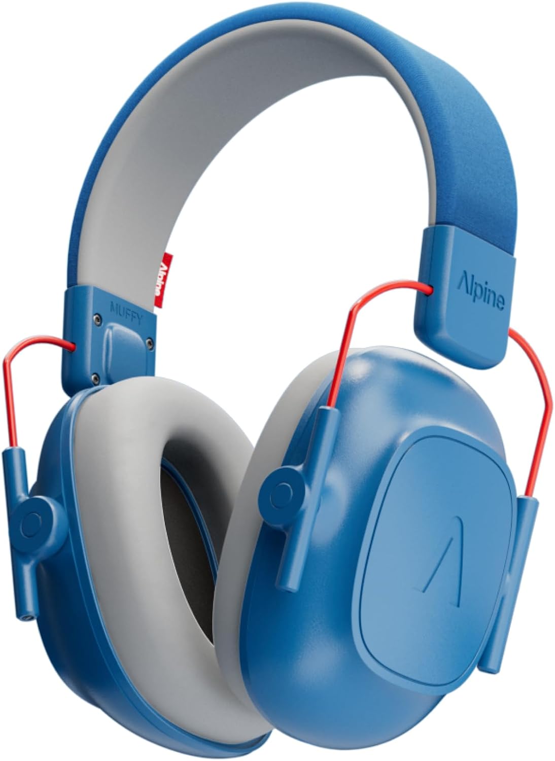 Alpine Muffy Kids Ear Defenders Children aged up to 16 CE & UKCA Certified 25 dB Noise Cancelling Headphone for Autism, Sensory Aid Premium Hearing Protection with Adjustable Headband Blue