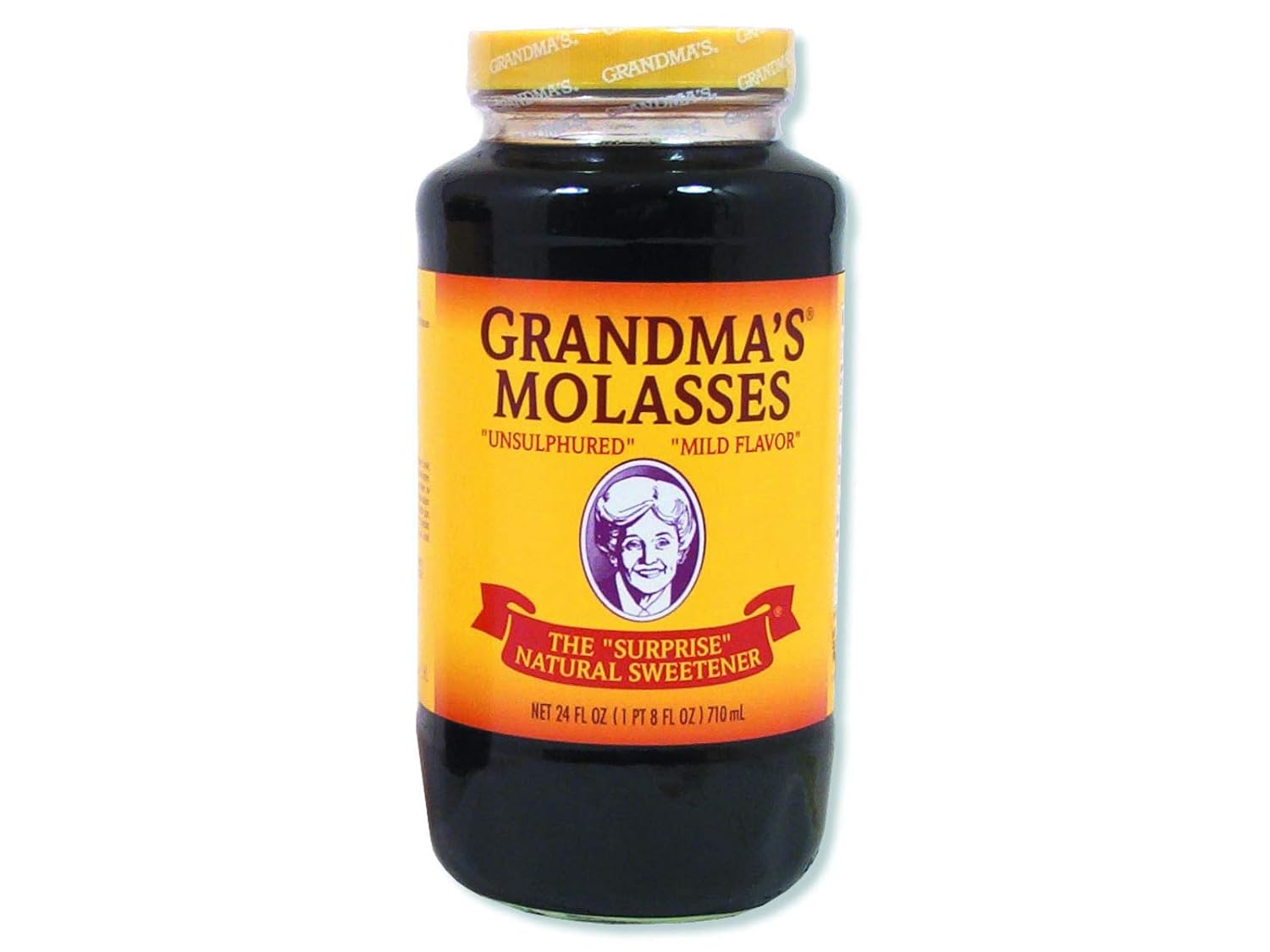 Grandma's Original Unsulphered Molasses ~ All Natural ~ Large 24 Oz Container