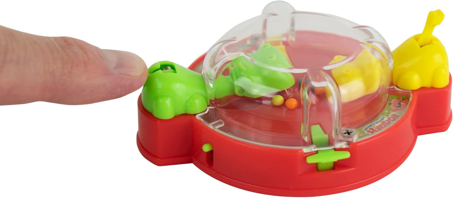 World's Smallest Hungry Hungry Hippos, Super Fun for Outdoors, Travel & Family Game Night, Multicolor, Miniature
