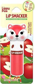 Lip Smacker Lippy Pal Fox Lip Balm Clear Matte Finish, Foxy Apple Flavored, Moisturizing, For Kids