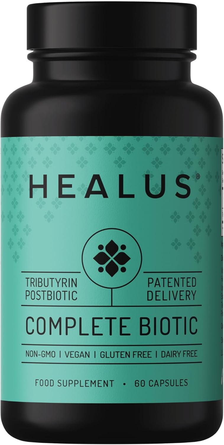 60 x Capsules of Postbiotic Tributyrin Supplement - Postbiotics for Gut Health - Butyrate Gut Health Supplement