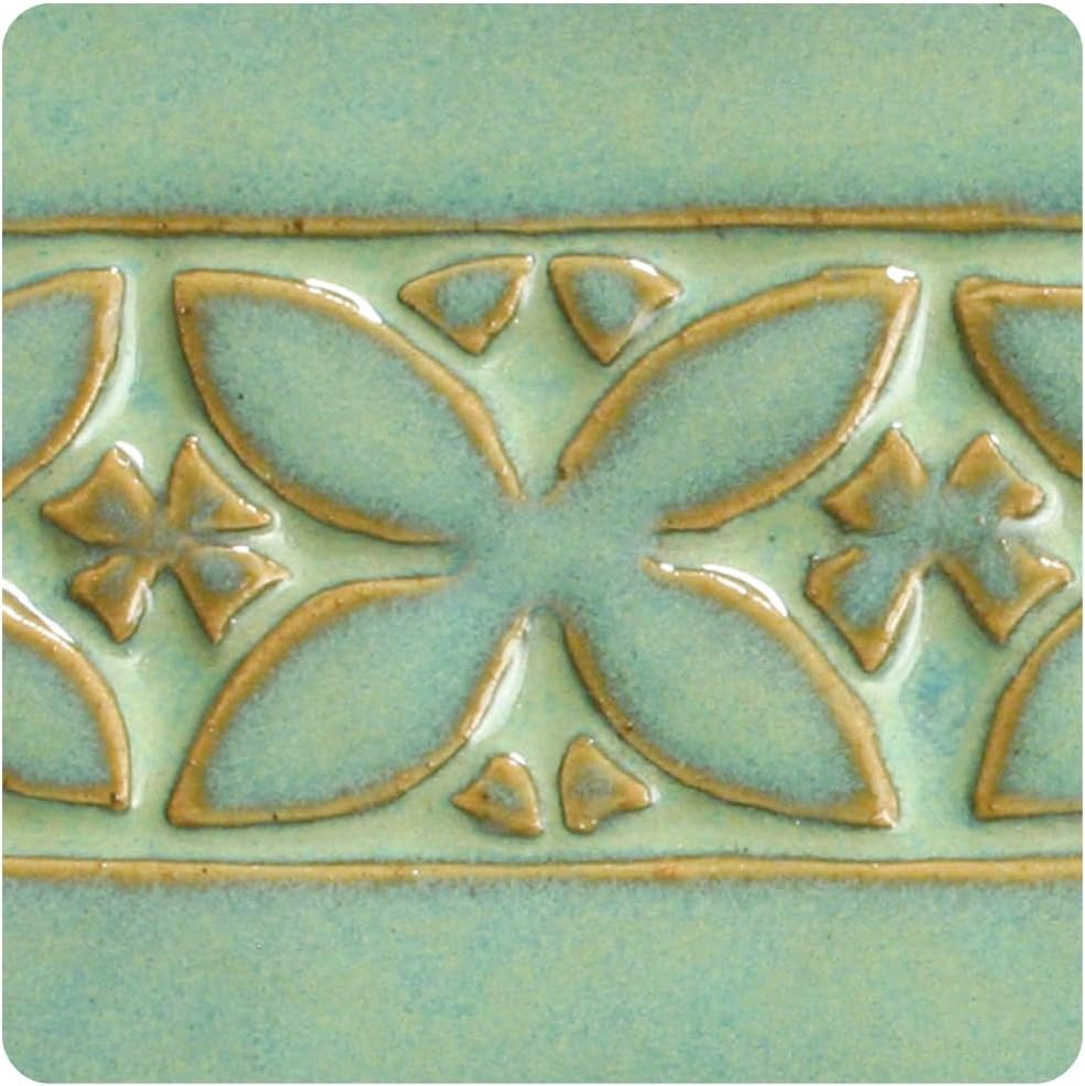 AMACO Potter's Choice Glaze, 16 oz. (473 mL), PC-25 Textured Turquoise