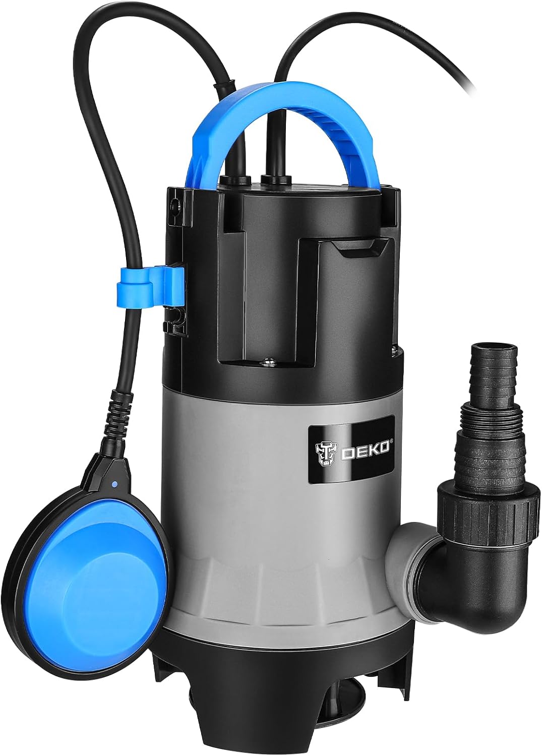 Water Pump: DEKO Submersible Water Pump 750W 14000L/H, Portable Water Sump Pump to Empty Pool, Water Drainage Pump for Clean and Dirty Water for Garden Pond, Pools and Ditches Float Switch