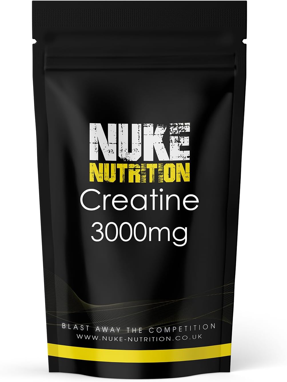 Nuke Nutrition Creatine Tablets 3000mg - 365 Tablets - Pure Creatine Monohydrate Supplements Boost Muscle Mass, Bulk & Strength - Excellent Pre Workout for Men & Women - Boost Energy & Performance