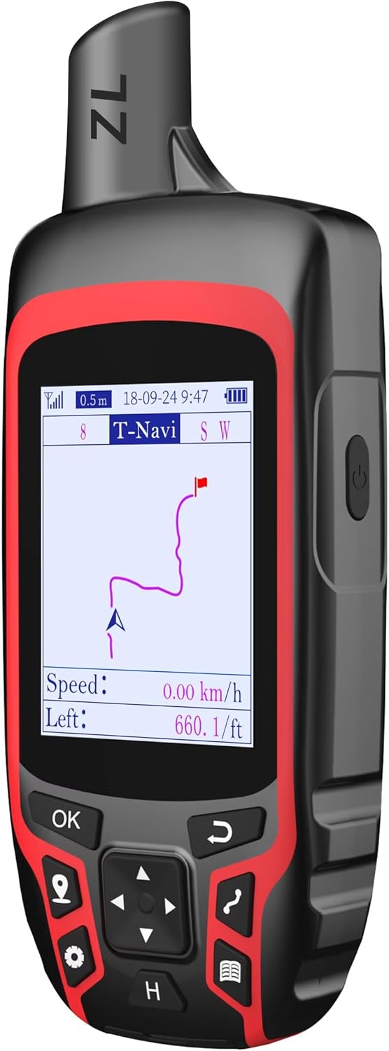 A6 Handheld GPS for Hiking, Multi-GNSS Support, Lightweight Rugged GPS Navigator,Waterproof GPS Handheld for Camping and Backpacking