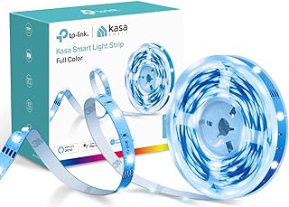Kasa Smart LED Light Strip, 16.4ft WiFi LED Strip Works with Alexa, Google Home, SmartThings, High Brightness with 16 Million Colors, RGB, Grouping, Adjustable Length, Up to 25,000 Hours (KL400L5)