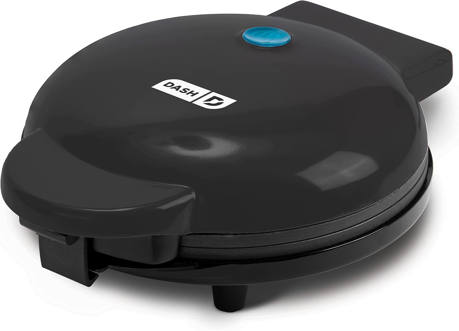DASH Express 8” Waffle Maker for Waffles, Paninis, Hash Browns + other Breakfast, Lunch, or Snacks, with Easy to Clean, Non-Stick Cooking Surfaces - Black