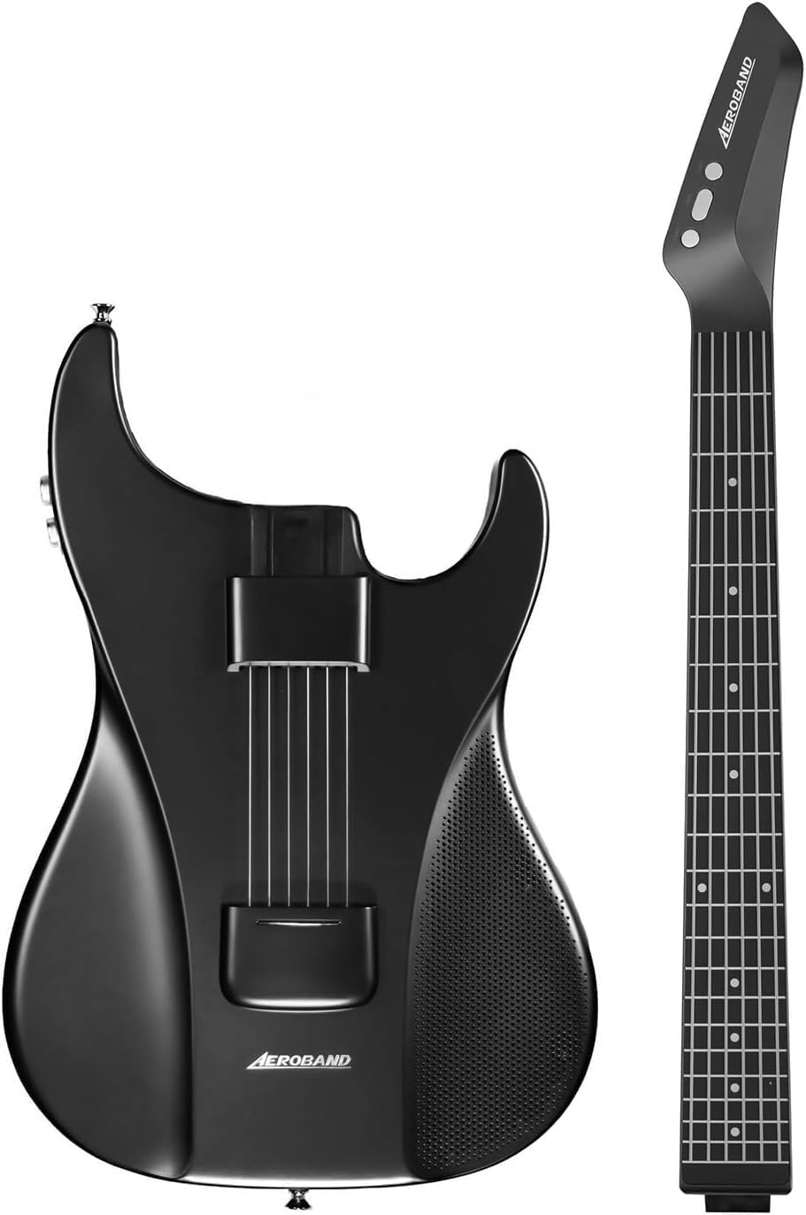 AeroBand Smart Guitar Stringless, Acoustic Electric Travel, Portable Silent MIDI with Removable Fretboard for Enthusiasts, Adults, Teenagers, Gift