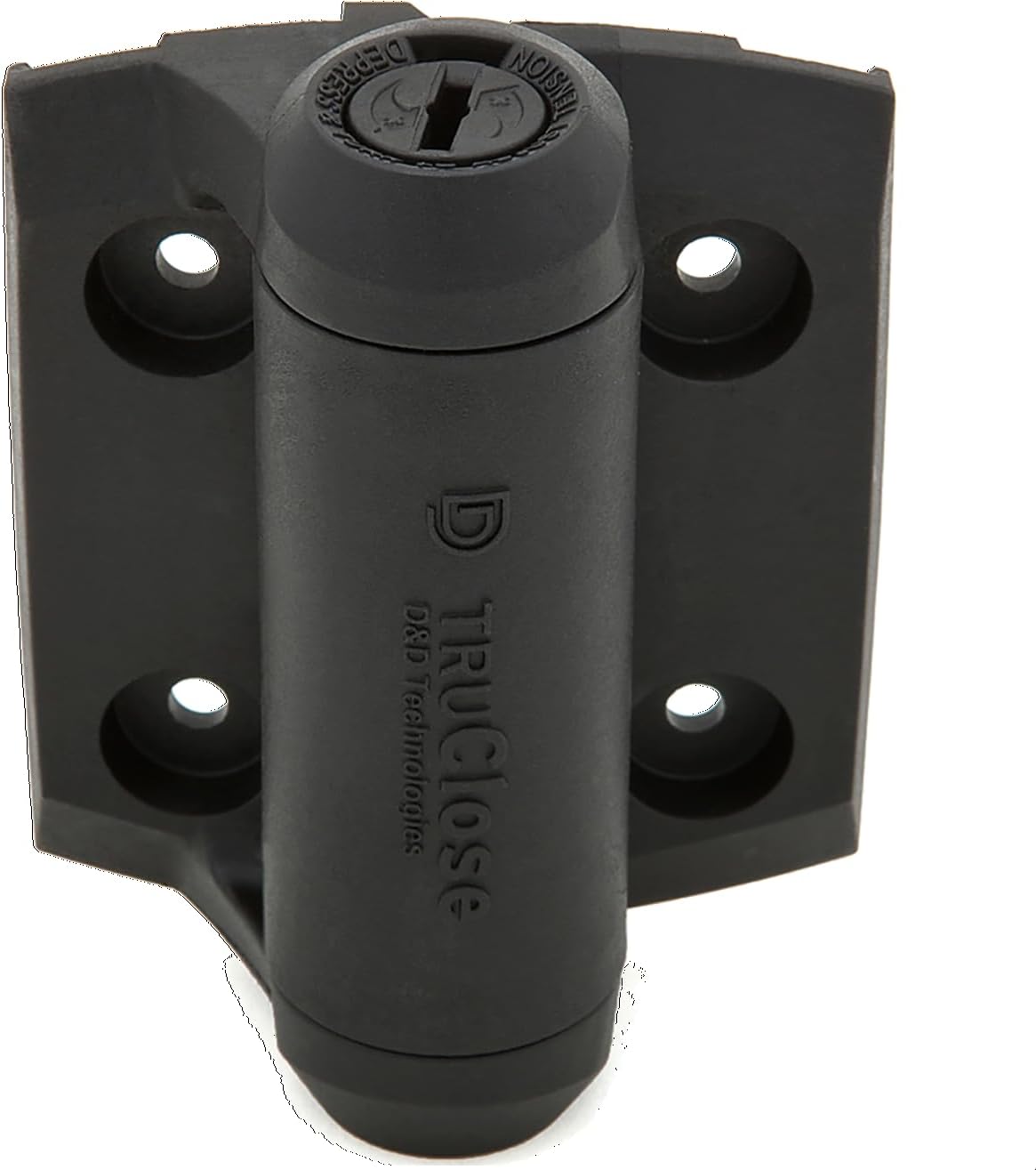 National Hardware V6212 NAR SPRG HNG BLK N346-206 Tru Narrow Self-Closing Spring Gate Hinge in Black, 3-13/16"x2-1/2