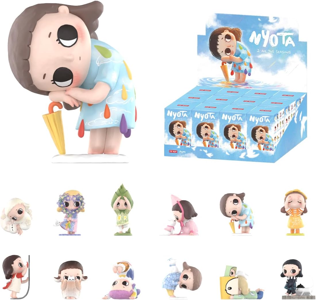 POP MART Nyota I Am the Seasons Series Figures Whole Set Articulated Character Premium Design Gifts for Women Fan-Favorite Collectible Art Toy