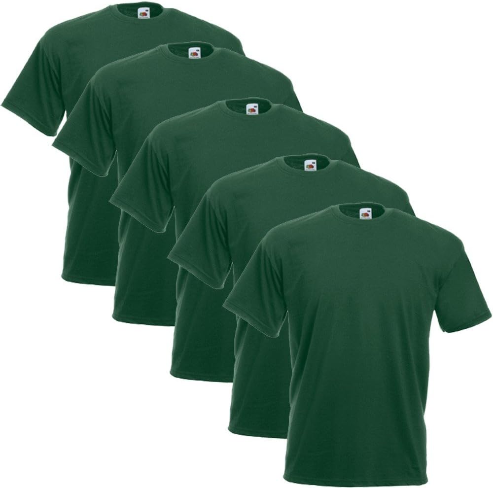 Fruit of the Loom Original T Logo Men's T-Shirt, Pack of 5