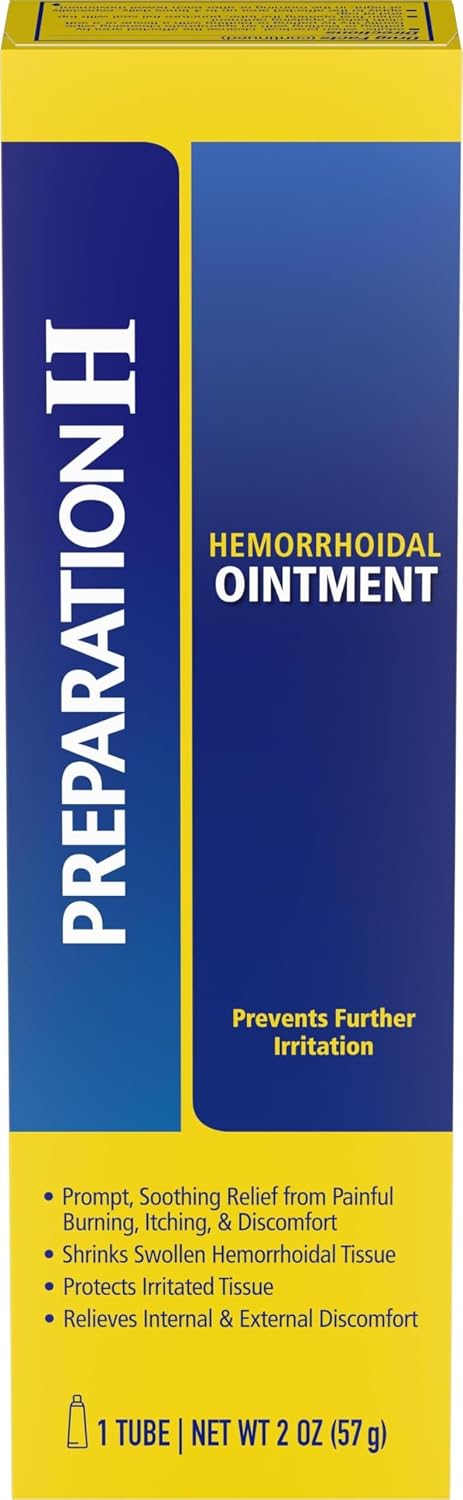 Preparation H Hemorrhoid Symptom Treatment Cream, 2 oz Tube