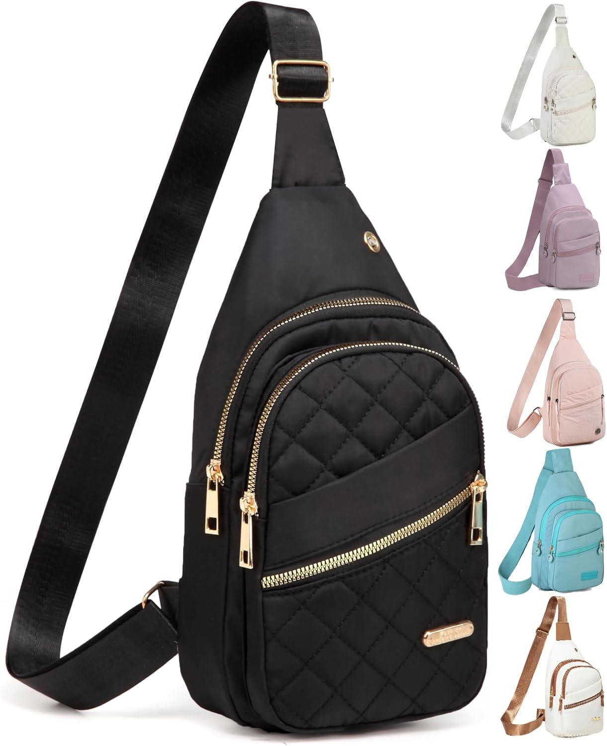 Sling Bag for Women Men Small Crossbody Bag Casual Travel Hiking Backpack