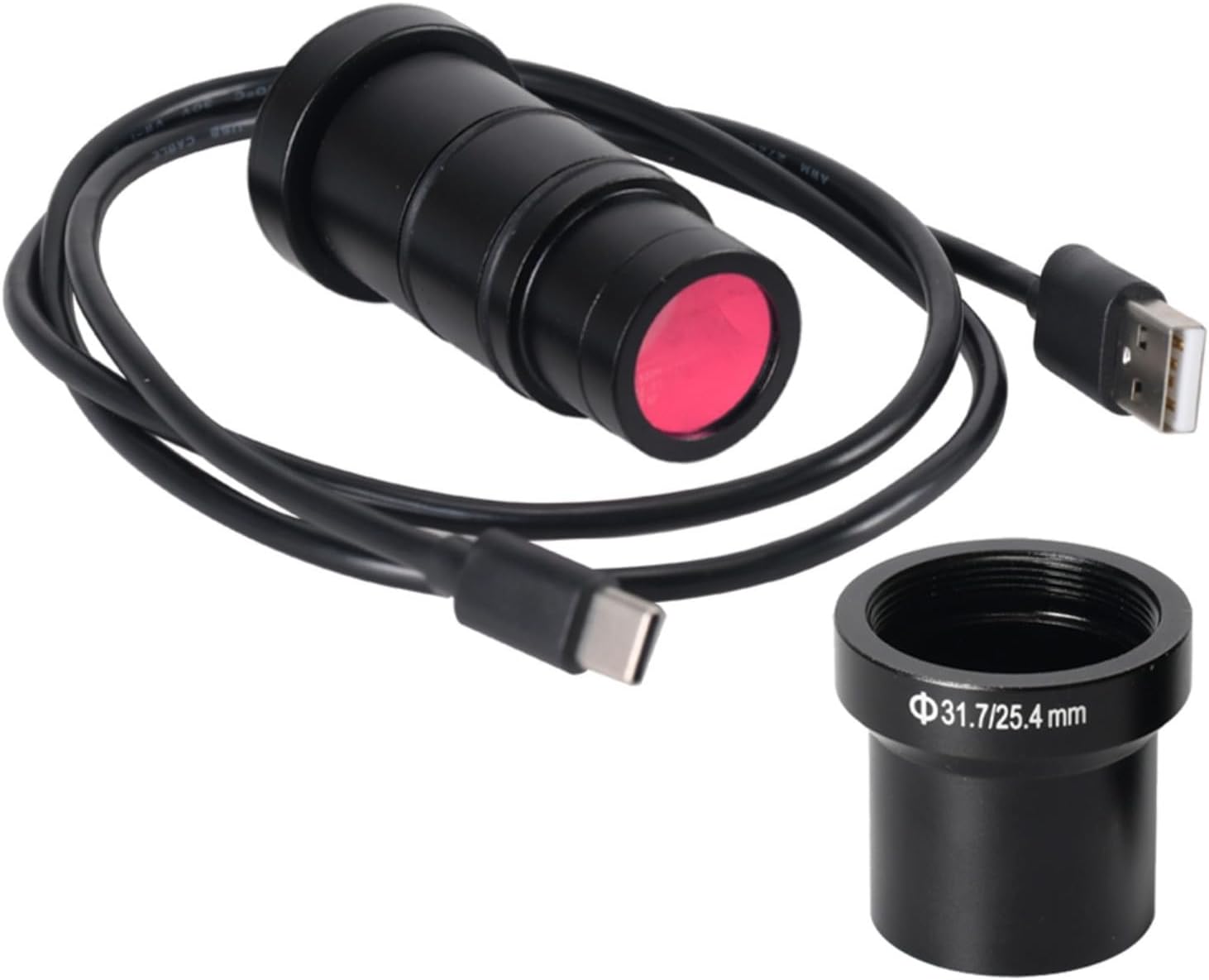 CNANRNANC 5MP CMOS USB2.0 Microscope Digital Camera With C-Mount Adapter For Industrial Scientific Research Laboratory
