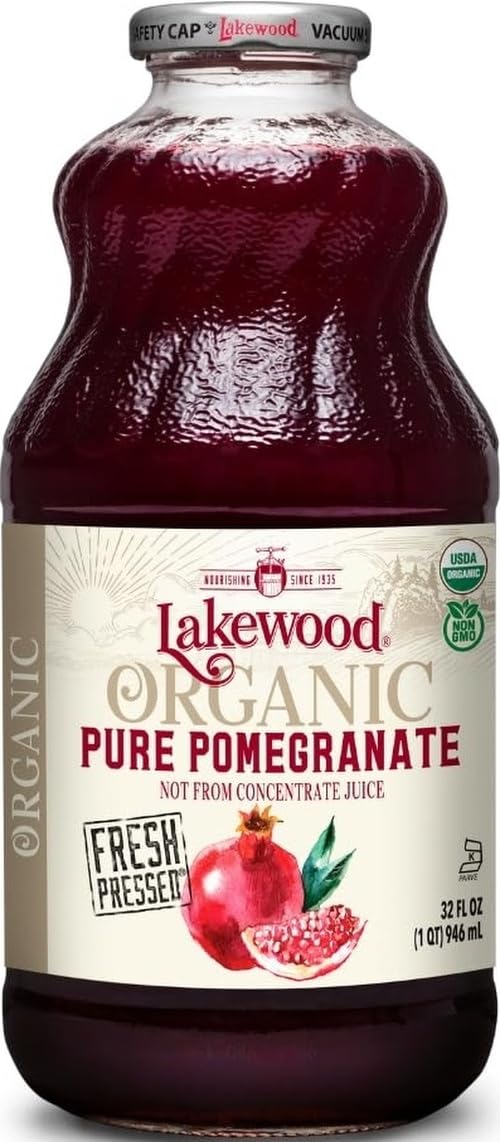 Lakewood, Organic Pure Pomegranate Juice, 32 Fl Oz Bottle