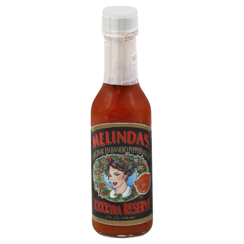 Melinda’s Special Reserve XXXXtra Habanero Hot Sauce - Made with Aged Habanero Peppers, Carrot, Onion & Garlic - Keto, Vegan, Gluten Free Hot Sauce - 5oz, 1 Pack