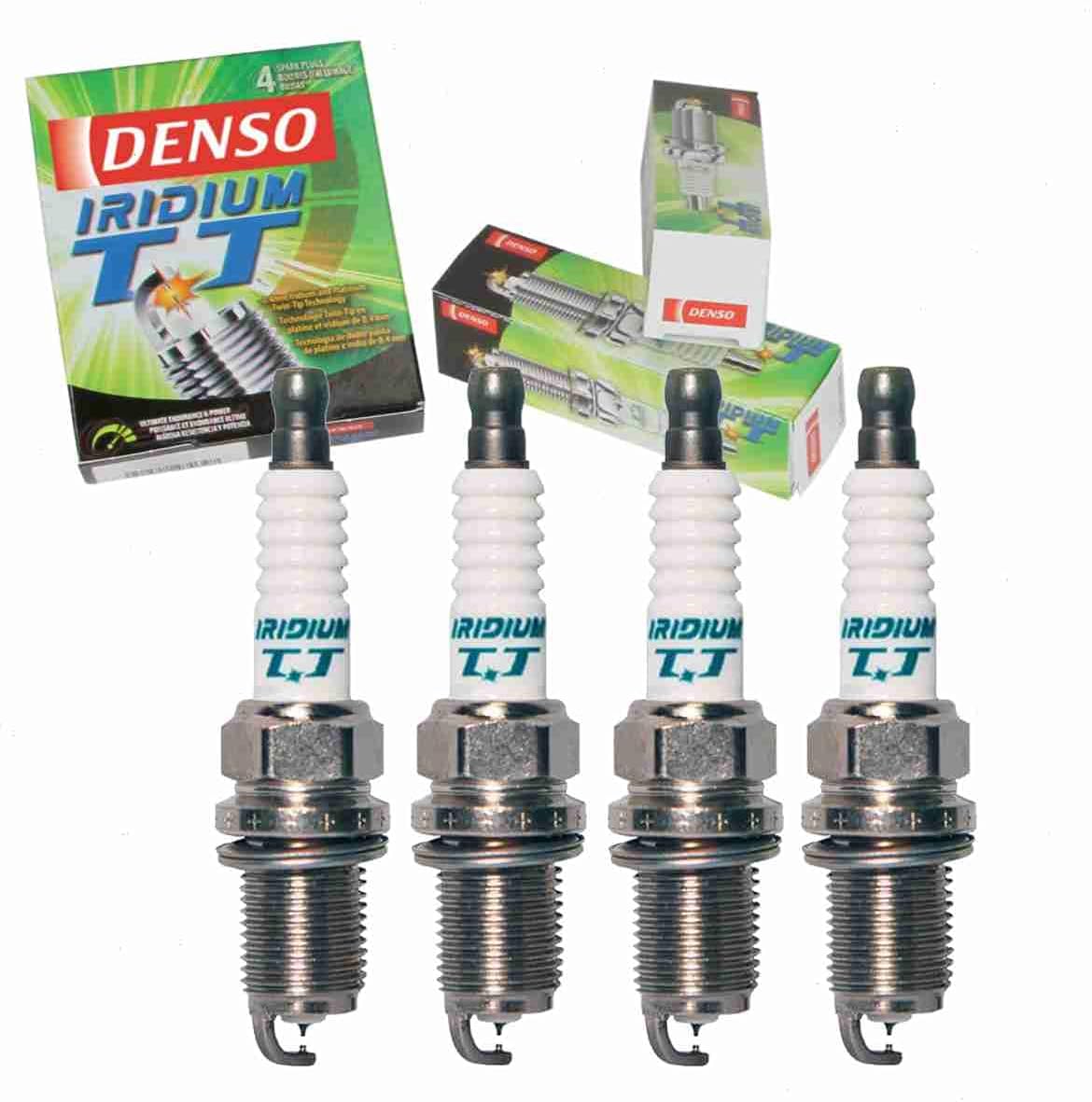 4 pc DENSO Iridium TT Spark Plugs for Toyota Corolla 1.6L 1.8L L4 1993-2008