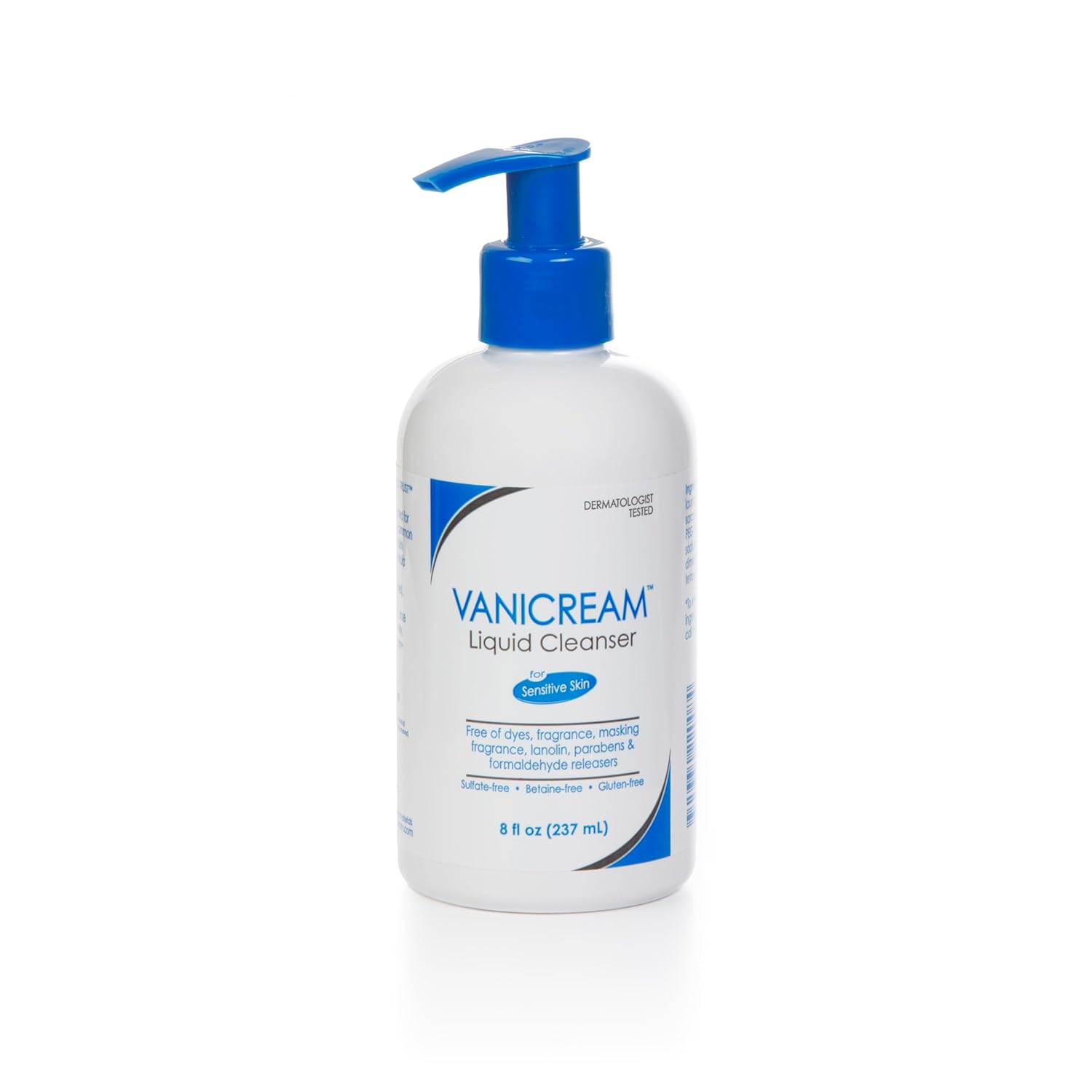 Vanicream Liquid Cleanser - 8 fl oz – Unscented, Gluten-Free Formula for Sensitive Skin