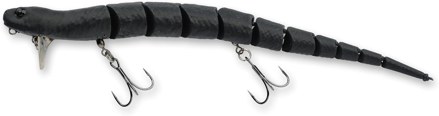 Savage Gear 3D Wake Snake Fishing Bait, Realistic Contours, Colors & Movement, Durable Construction, Versatile Rigging Options, Dual Treble Hook Configuration