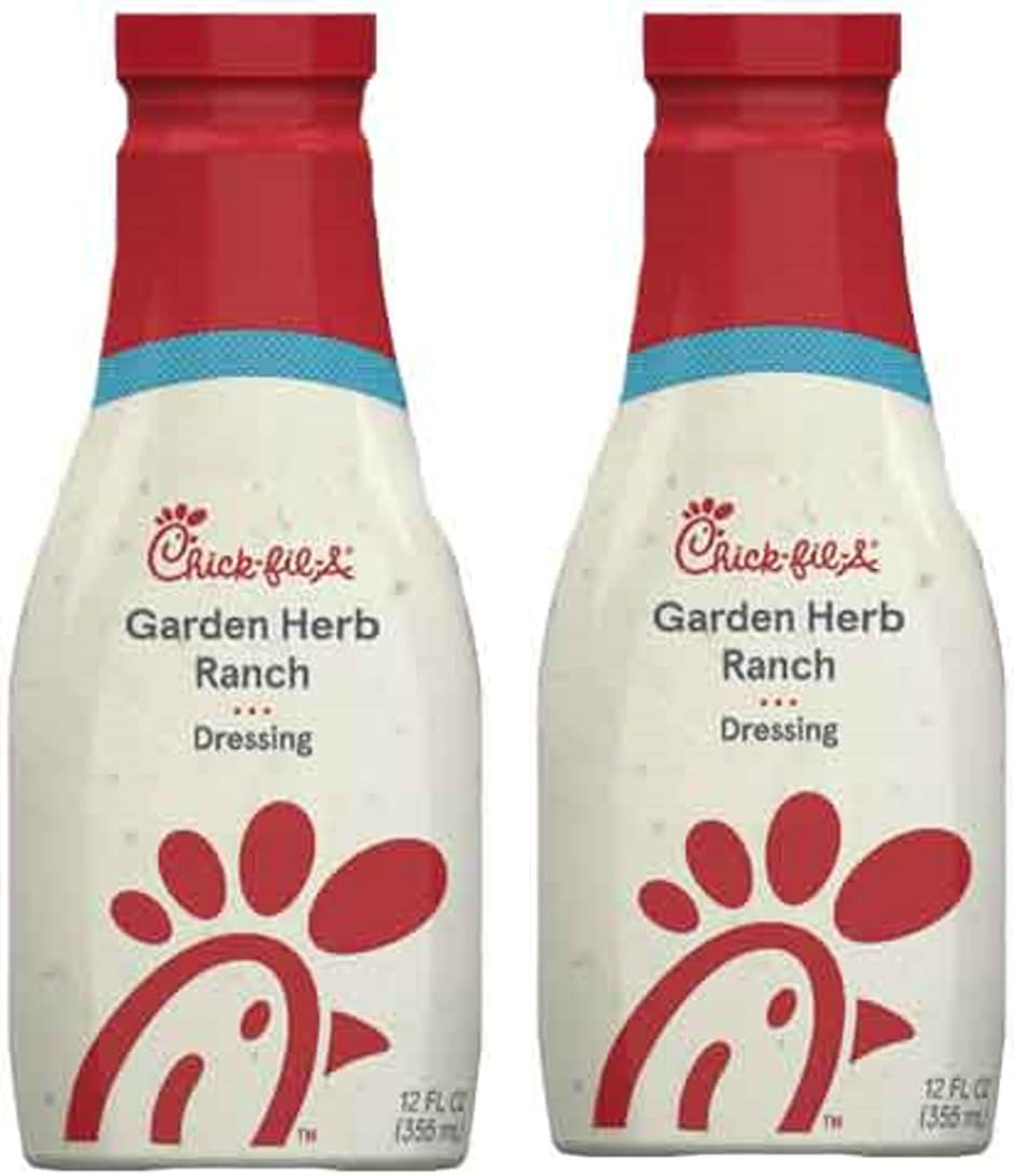 Chick-Fil-A Refrigerated Salad Dressings, 2-Pack 12 fl. oz. Bottles (Garden Herb Ranch)