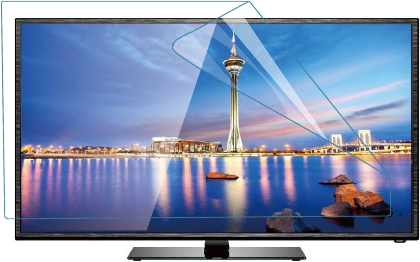 48-49 Inch Matte Tv Anti-Glare Film, Anti Blue Light Tv Screen Protector, Anti-Scratch Injury, Anti Glare LCD Display Protector Film, for LCD Monitors, Tvs, Pcs,Matte-48in(1062X597) mm
