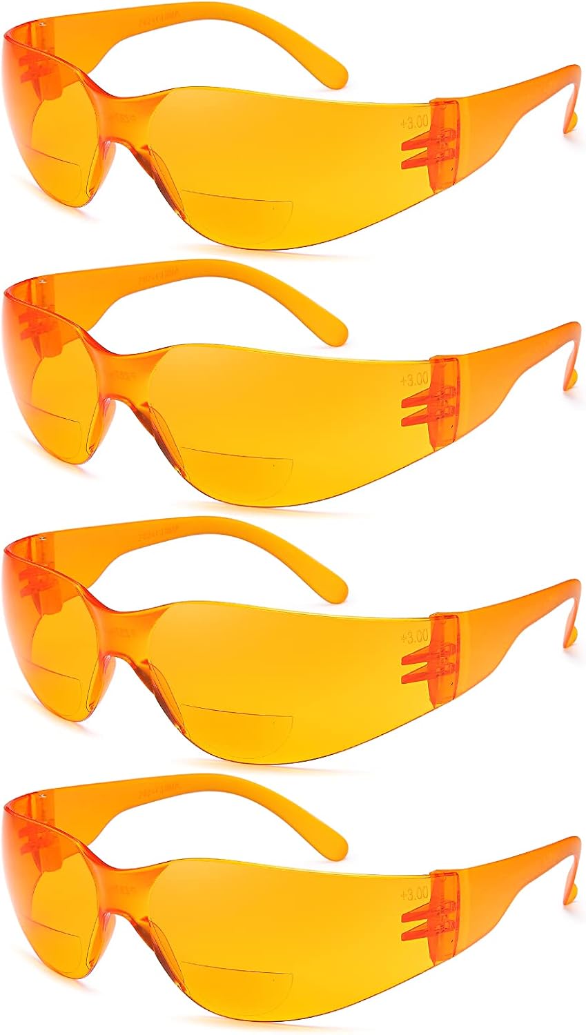 Gamma Ray Bifocal Reading Safety Glasses Readers